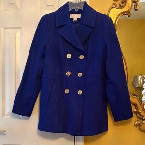 MICHAEL Michael Kors Royal Blue Pea Coat